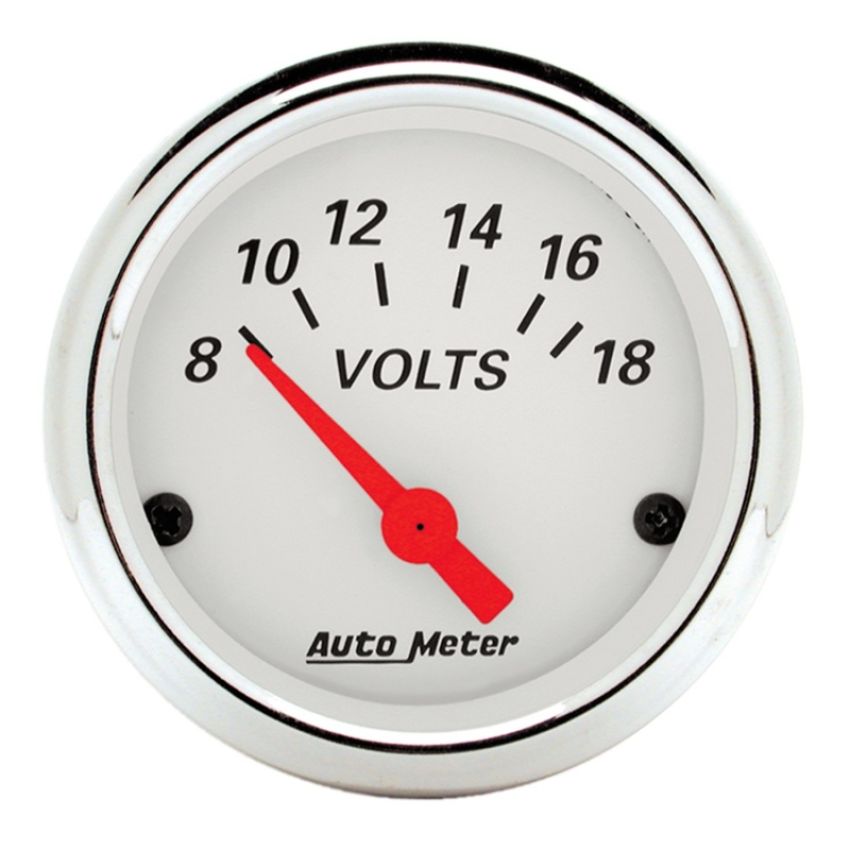 AUTOMETER ATM1391 Arctic White Voltmeter