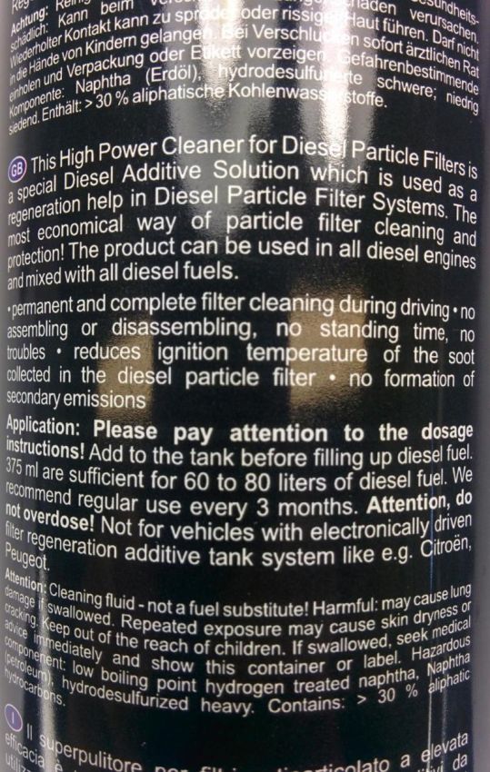 DDP DDP DPFCLEAN DPF Clean