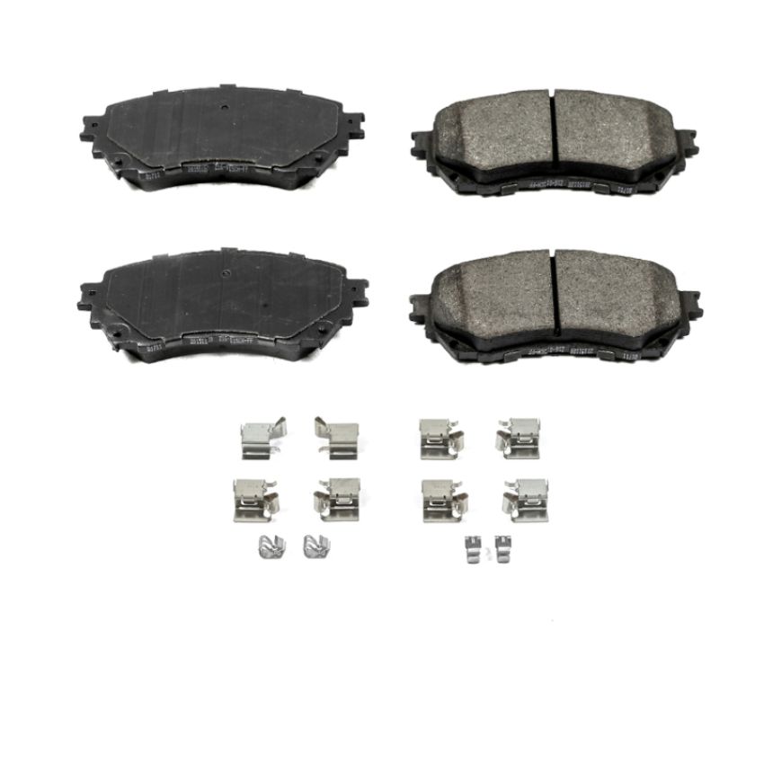 PowerStop 17-1711 PowerStop - Z17 Low-Dust Ceramic Brake Pads with Hardware