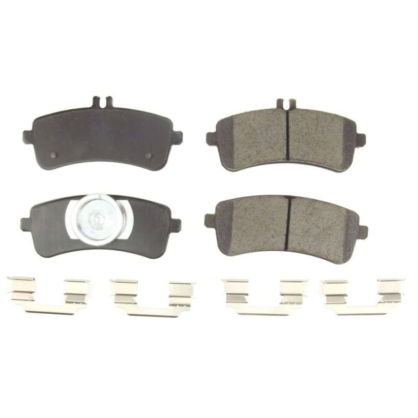 PowerStop 17-1669 PowerStop - Z17 Low-Dust Ceramic Brake Pads with Hardware