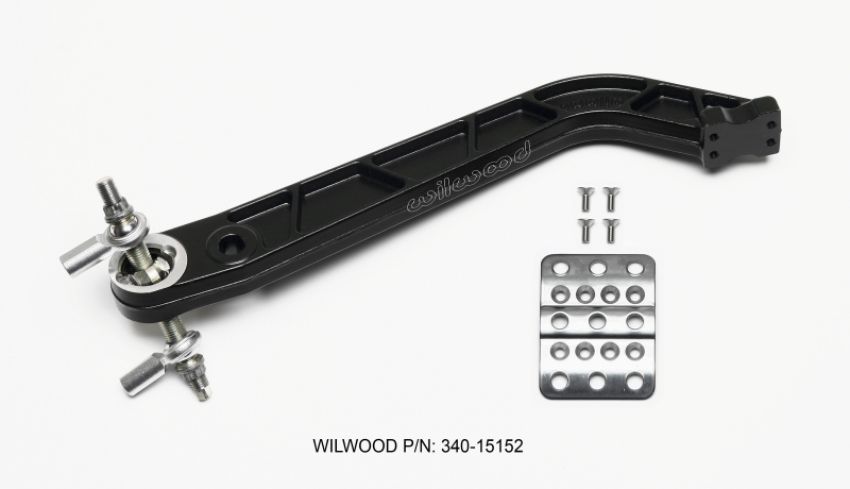 Wilwood 340-15152 Retrofit Kit Adj Trubar Brake Pedal - Brake -Rev Swing Mount - 6.25:1