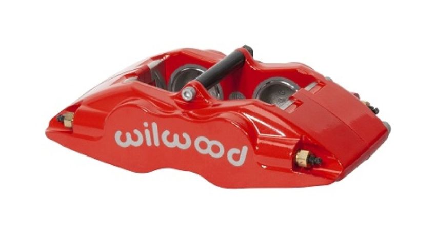 Wilwood 120-11131-RD Caliper - FSLI4 - Red 1.62in Piston 0.81in Rotor