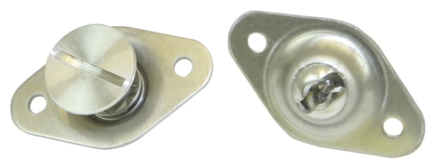 Moroso 71501 Quick Fastener - Self Ejecting - 5/16in x .500in - Aluminum - 10 Pack
