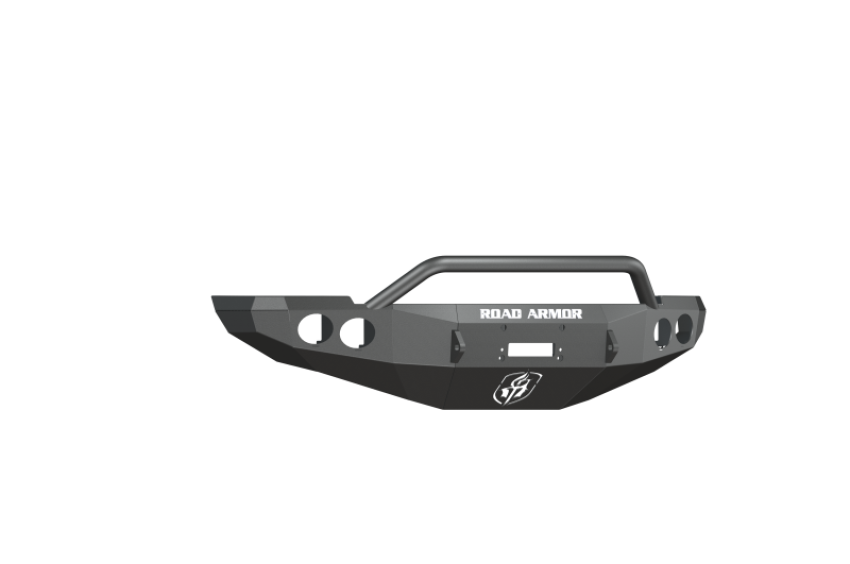 Road Armor 40804B 10-18 Ram 2500 Stealth Front Winch Bumper w/Pre-Runner Guard - Tex Blk