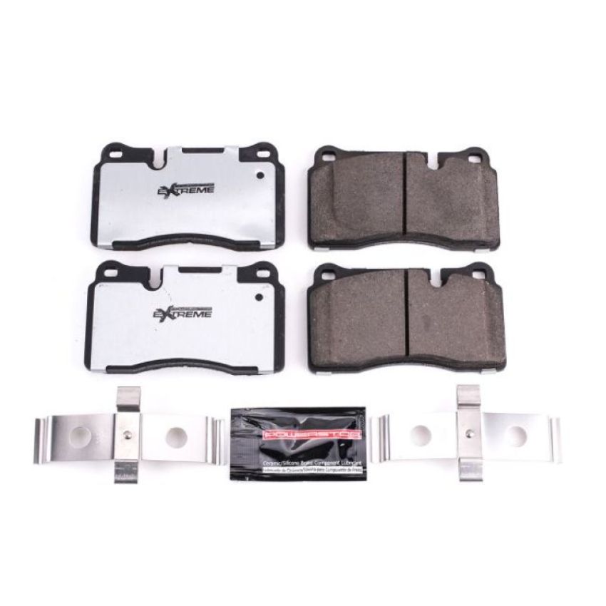 PowerStop Z36-1263 PowerStop - Z36 Truck and SUV Carbon-Fiber Ceramic Brake Pads with Hardware Kit
