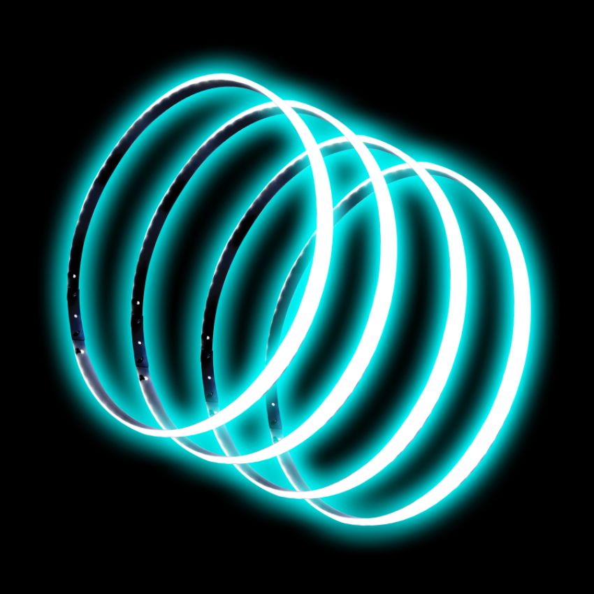 Oracle Lighting 4215-010 Aqua LED Illuminated Wheel Rings