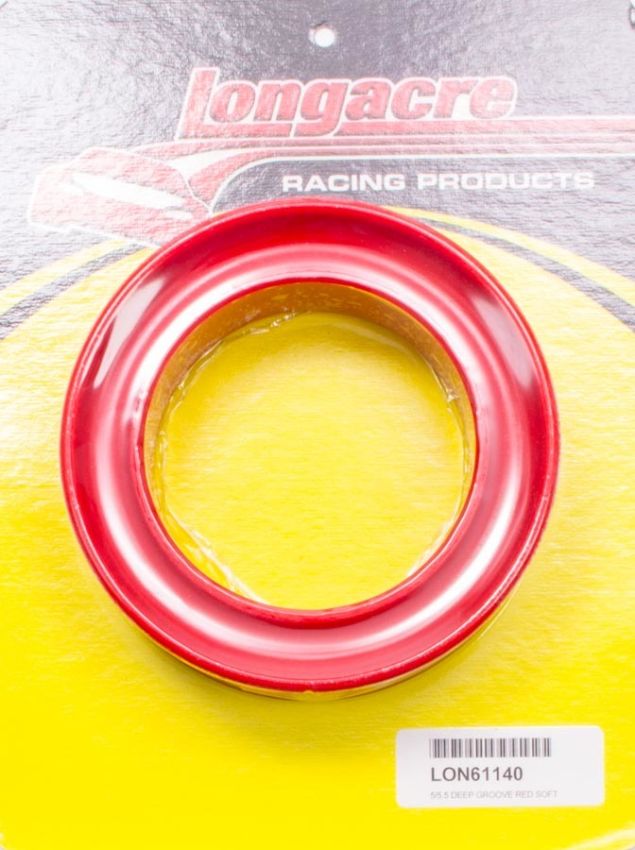 LONGACRE LON52-61140 5in/5.5in Deep Groove Spring Rubber Red Soft