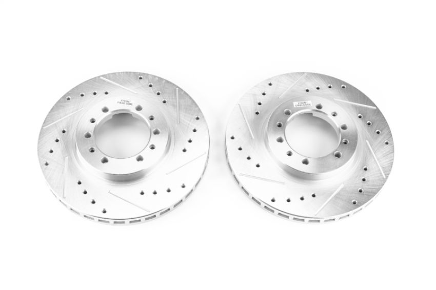 PowerStop JBR723XPR PowerStop Evolution Performance Drilled, Slotted & Plated Brake Rotor Pair