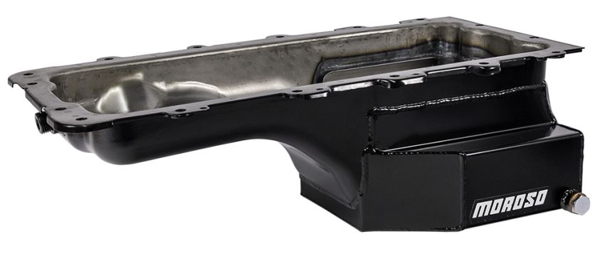MOROSO MOR20548 Ford 4.6L/5.4L Oil Pan 8qt. Clear Zinc Steel