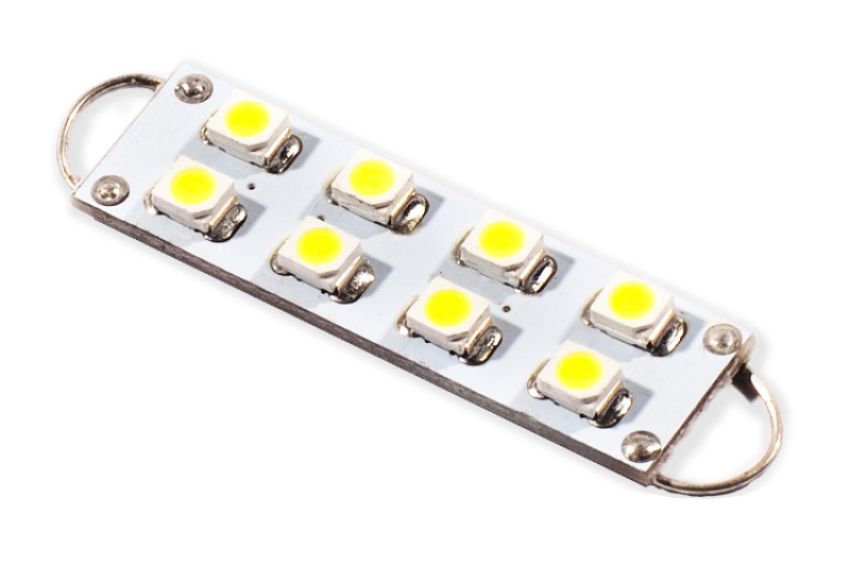 Diode Dynamics DD0102S 44mm SML8 LED Bulb - Cool - White (Single)