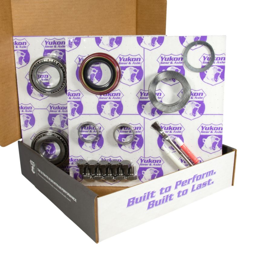 Yukon Gear & Axle YGK2055 Yukon 8.8in Ford 3.55 Rear Ring & Pinion Install Kit 2.99in OD Axle Bearings and Seals