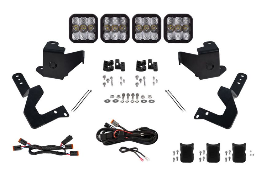 Diode Dynamics DD7409 2022 Toyota Tundra SS5 Grille CrossLink Lightbar Kit - Pro White Combo