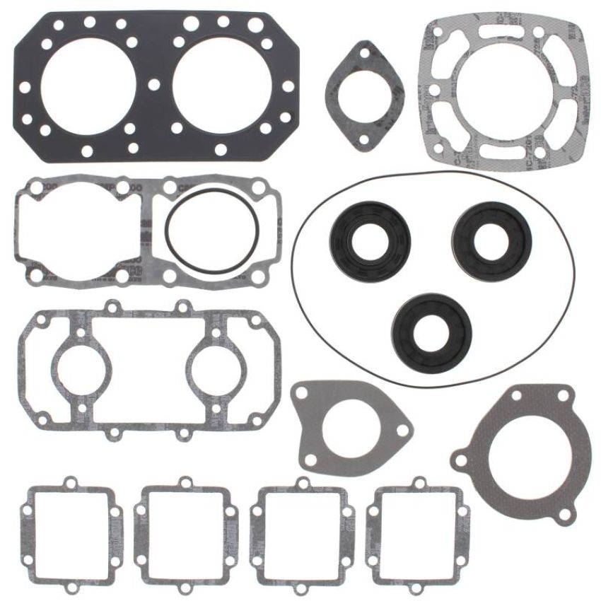 Vertex Pistons 611402 Vertex Gaskets 91-95 Kawasaki JS550 SX Complete Gasket Kit w/ Oil Seals