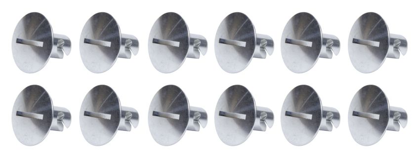 Ti22 PERFORMANCE TIP8108 Large Head Dzus Buttons .500 Long 10 Pack