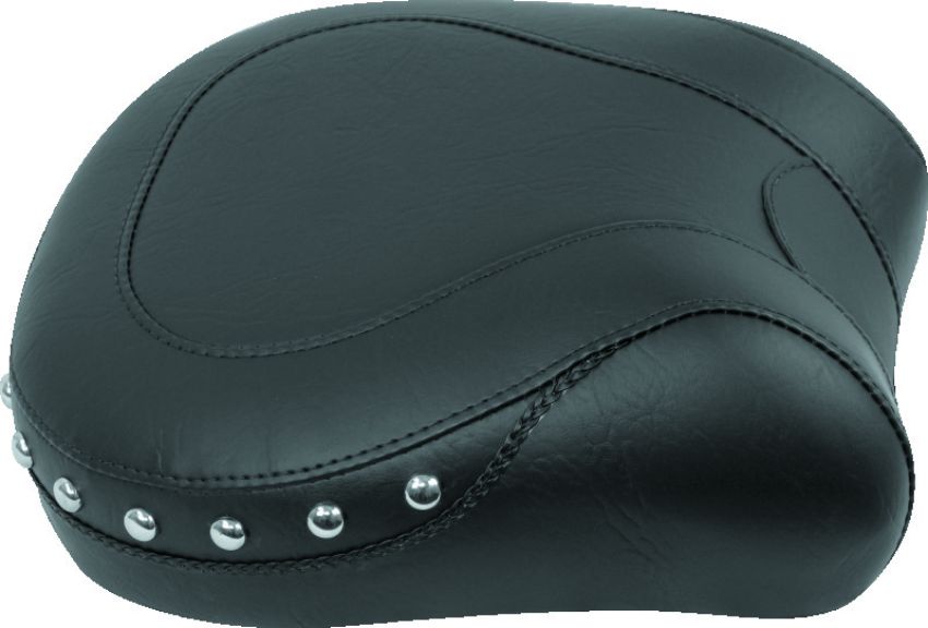 Mustang Motorcycle 79242 Mustang 00-11 Yamaha V-Star 1100 Classic,02-11 V-Star 1100 Silverado Touring 2PC Seat- Black