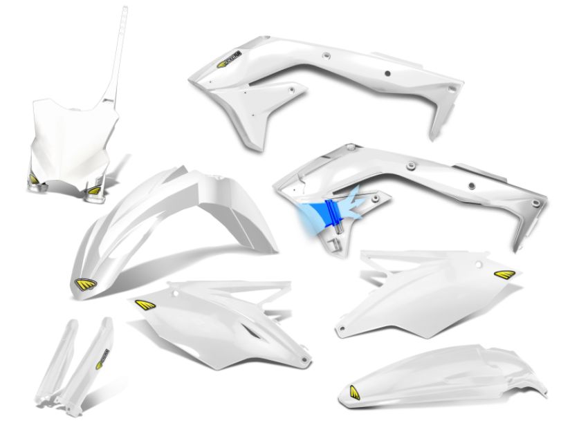 Cycra 17-20 Kawasaki KX250F Powerflow Full Body Kit White