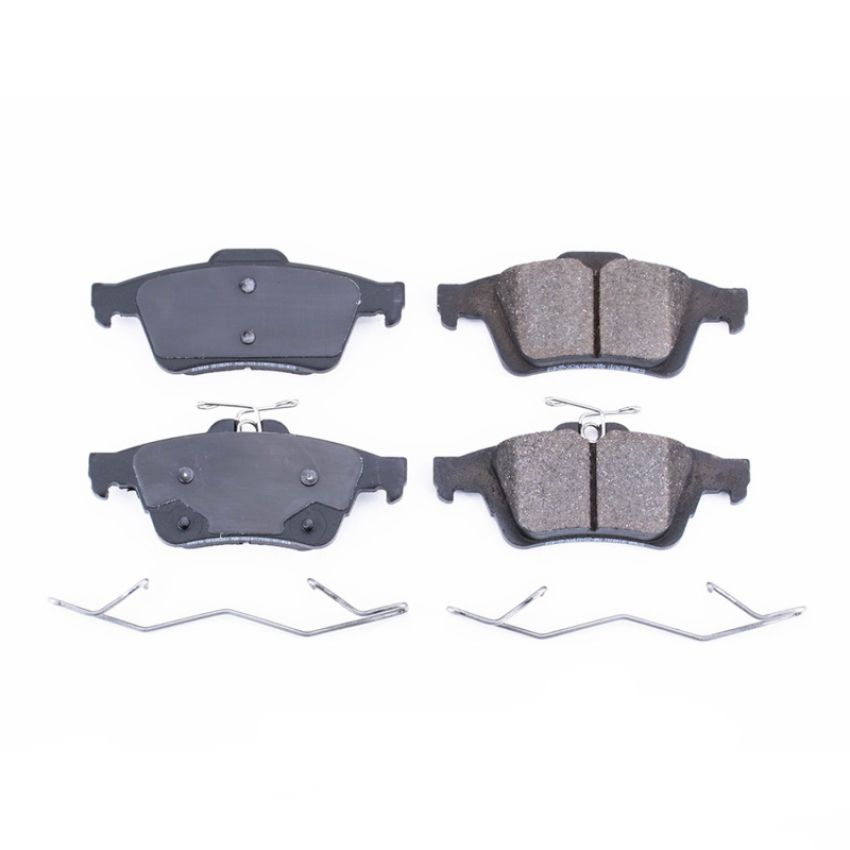 PowerStop 17-1564A PowerStop - Z17 Low-Dust Ceramic Brake Pads with Hardware