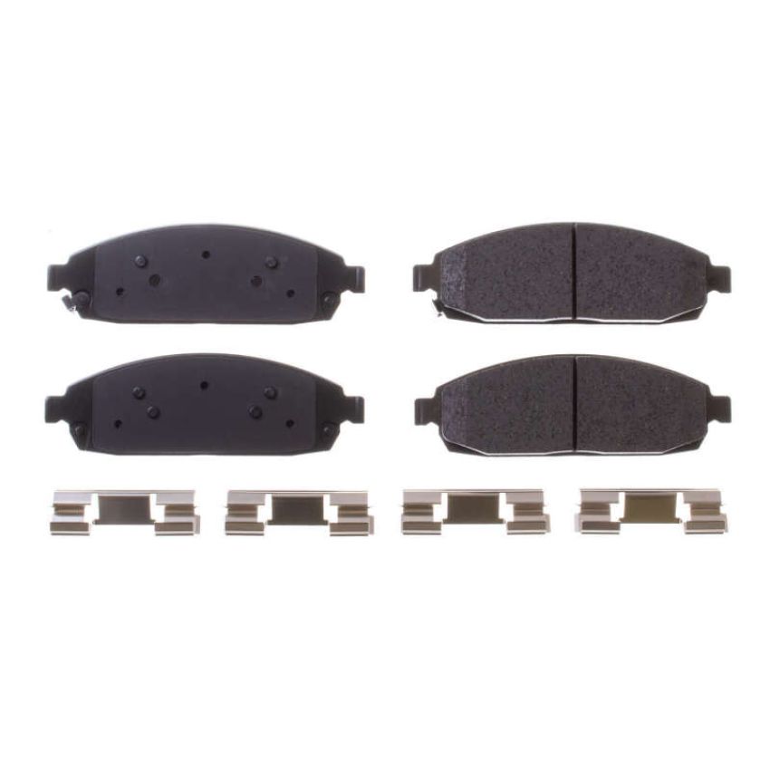 PowerStop 17-1080 PowerStop - Z17 Low-Dust Ceramic Brake Pads with Hardware