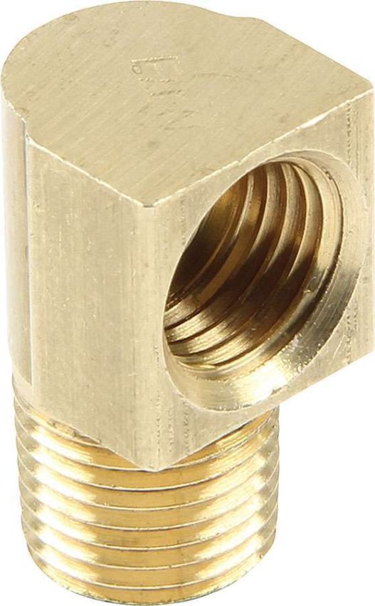 ALLSTAR PERFORMANCE ALL50125 Adapter Fittings 1/8 NPT to 3/16 90 Deg 4pk