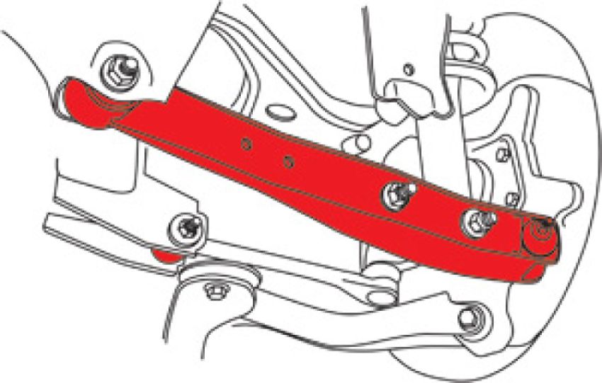 SPECIALTY PRODUCTS COMPANY 67660 REAR ADJ LOWER CONTROL ARM