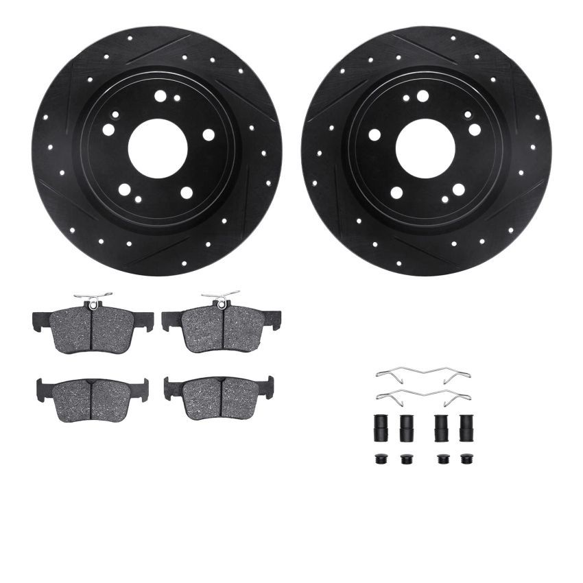 Dynamic Friction 8512-59128 Rotor Kit