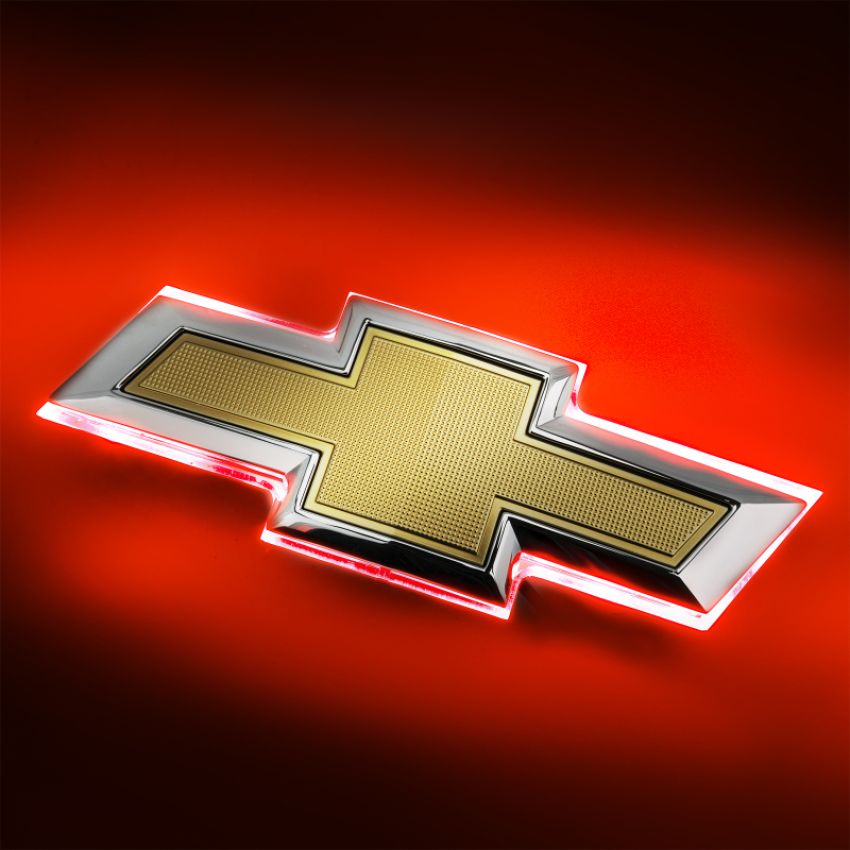 Oracle Lighting 3461-003 Red Illuminated LED Rear Bowtie Emblem