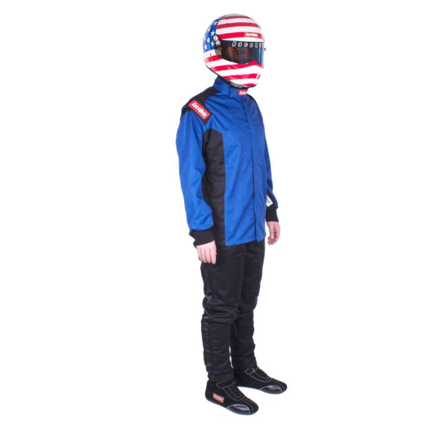 Racequip 131925 Blue Chevron-1 Jacket - Large