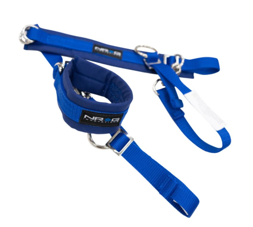 NRG SBH-AR01BL SFI 3.3 Arm Restraints One Pair - Blue