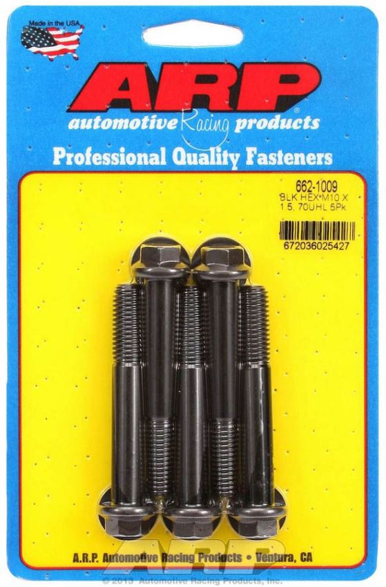 ARP ARP662-1009 Bolt Kit - 6pt. (5) 10mm x 1.5 x 70mm