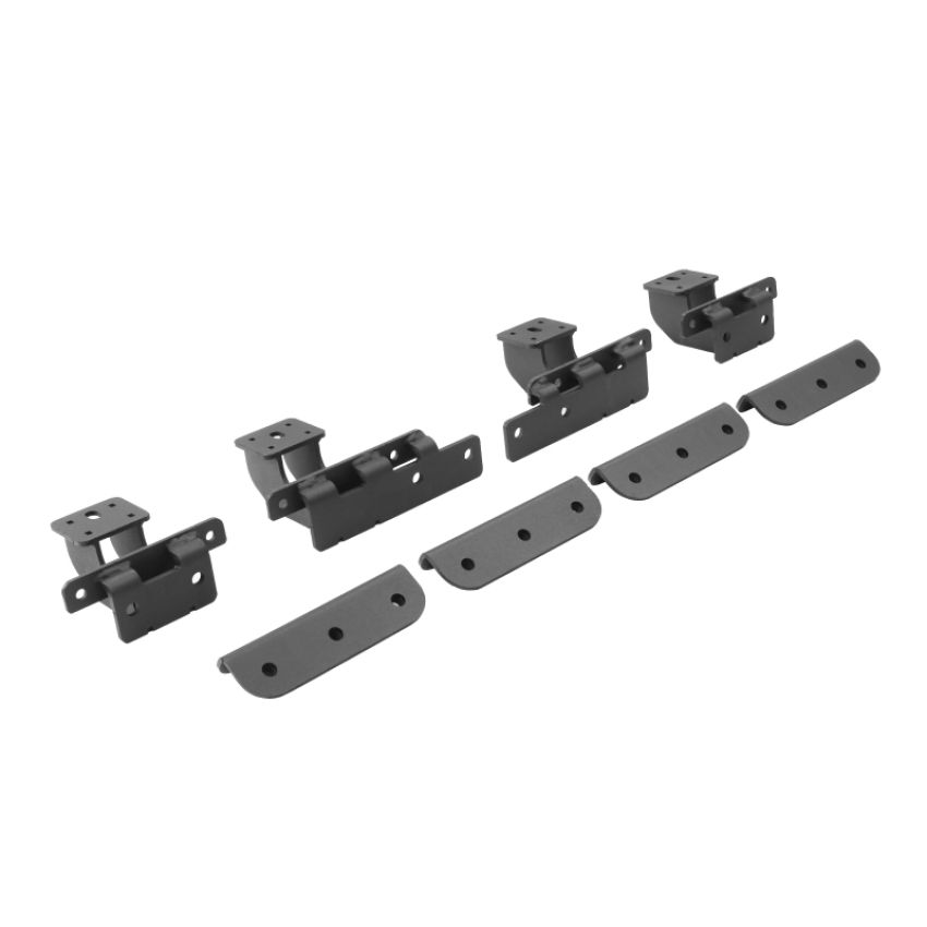 Go Rhino D64927TK 18-20 Jeep Wrangler JL Brackets for Dominator Extreme SideSteps