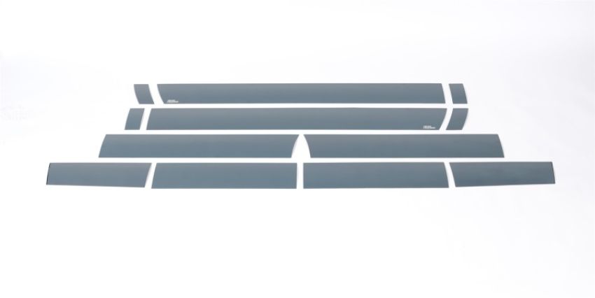 Putco 9751453BP 11-16 Ford SuperDuty - Super Cab 8ft (12pcs - 6.25in Wide) Black Platinum Rocker Panels