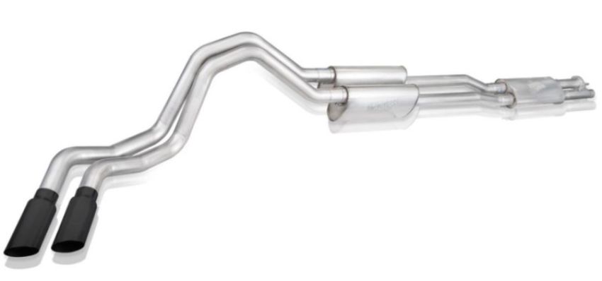 Stainless Works FT220CBL-B 20-21 Ford F-250/F-350 7.3L 304SS Legend Catback w/ 4in Matte Black Tips