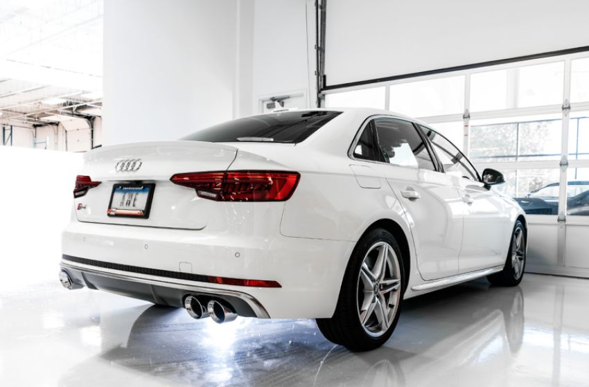 AWE Tuning 3020-43064 Audi B9 S5 Sportback Touring Edition Exhaust - Non-Resonated (Black 102mm Tips)