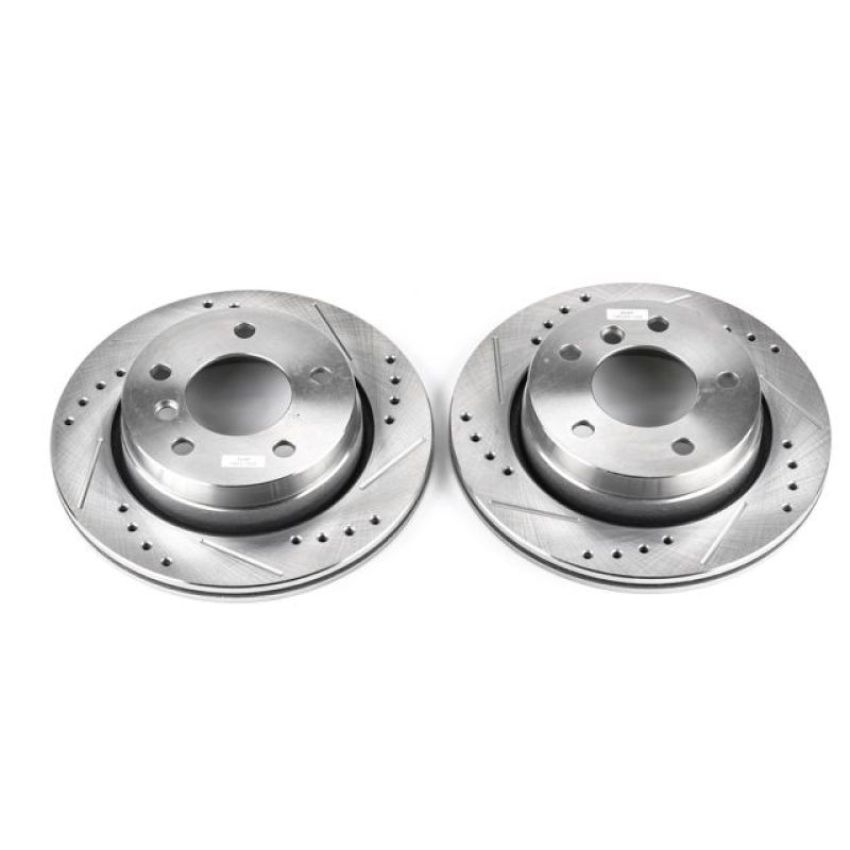 PowerStop EBR488XPR PowerStop Evolution Performance Drilled, Slotted & Plated Brake Rotor Pair