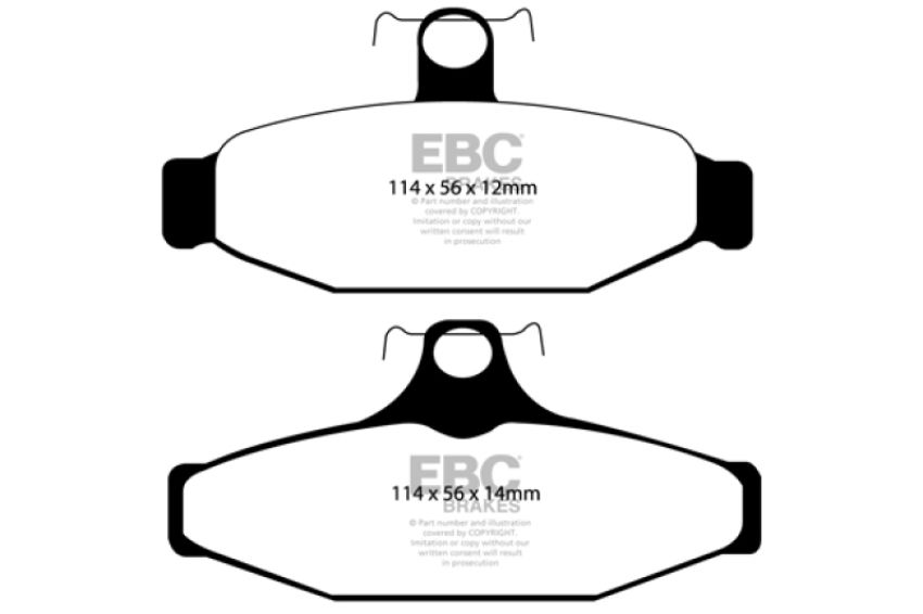 EBC Brakes DP21167 Greenstuff 2000 Series Sport Brake Pads