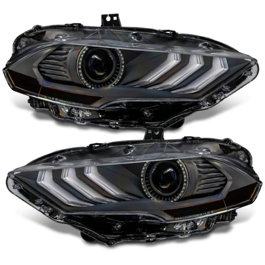 Oracle Lighting 8204-332 2018-2023 Ford Mustang Black Series Dynamic ColorSHIFT(tm) LED Headlights