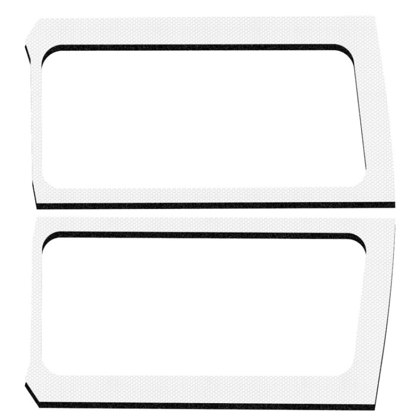 Design Engineering 50270 Side Window Kit Jeep Wrangler JL 2019-2025 2 Door White
