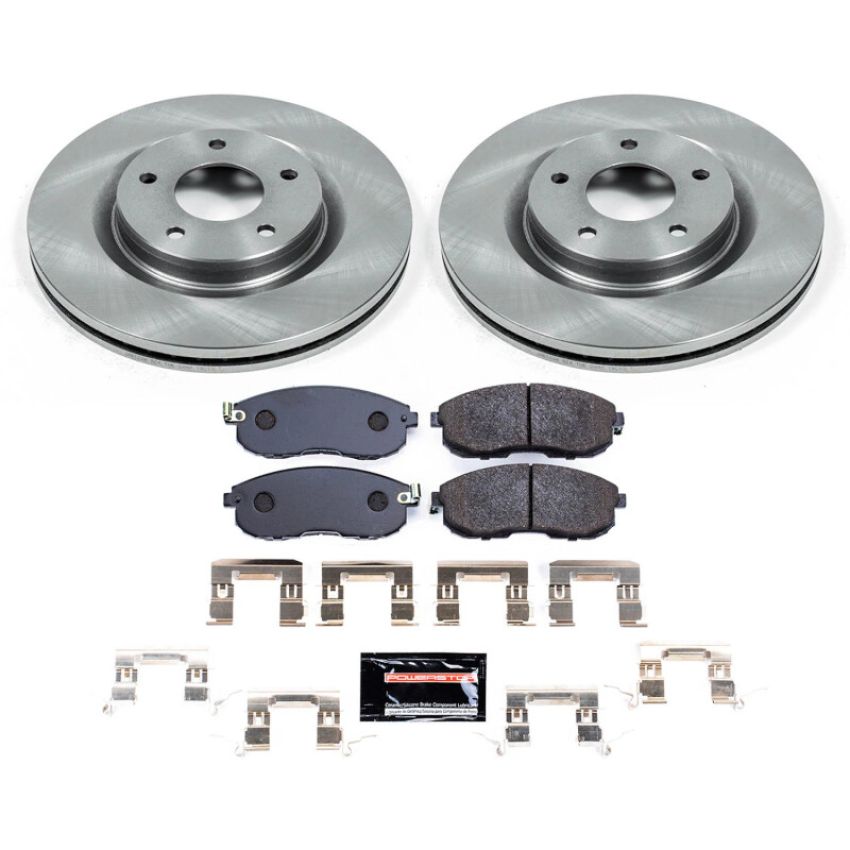 PowerStop TDBK6094 Track Day High-Performance Brake Pad and Rotor Kit