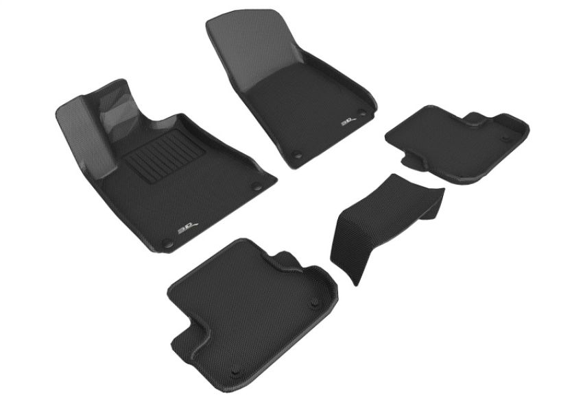 3D MAXpider L1MR00601509 13-18 Maserati Ghibli Kagu Floor Mat- Black R1 R2