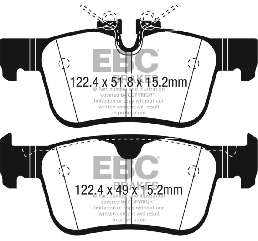 EBC Brakes DP32306C Redstuff Ceramic Low Dust Brake Pads