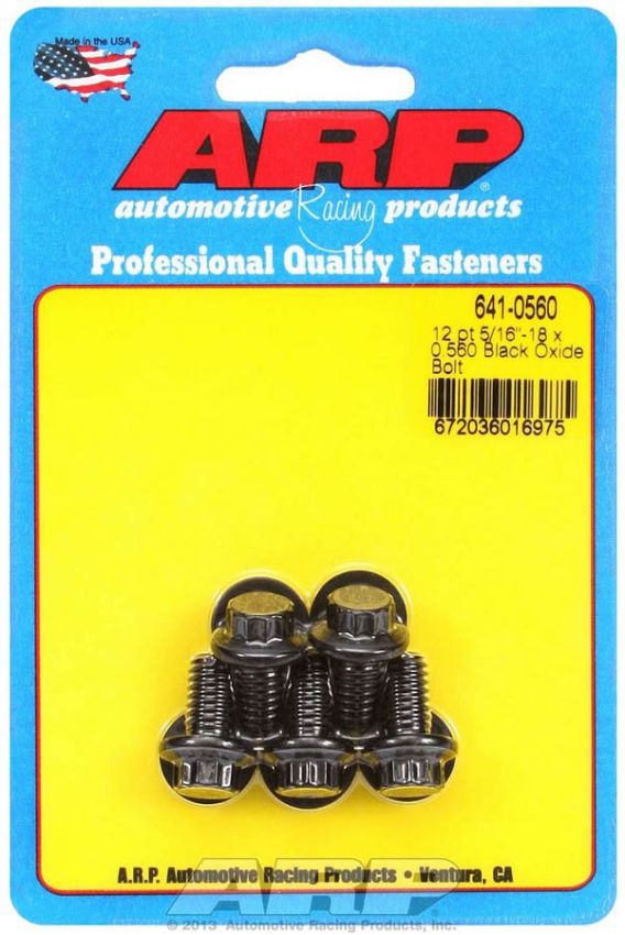 ARP ARP641-0560 Bolt Kit - 12pt 5pk 5/16-18 x .560