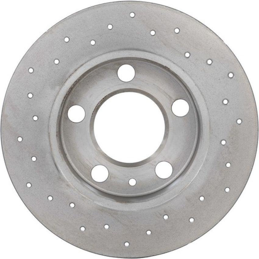 Brembo 08.7165.1X Premium UV Coated Rear Xtra Cross Drilled Brake Rotor