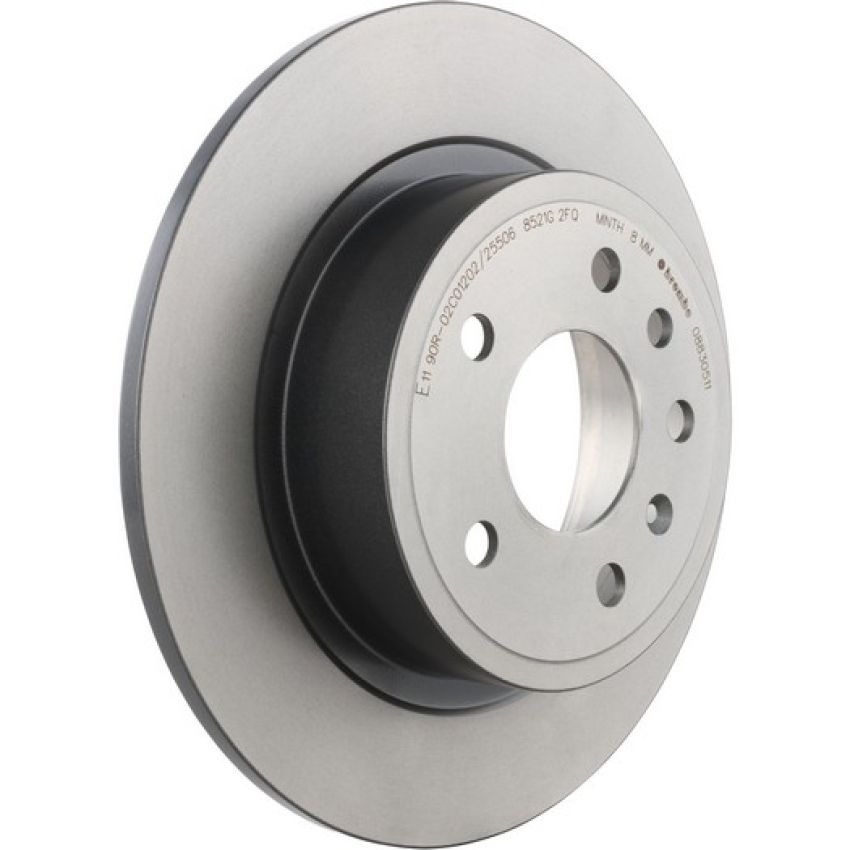 Brembo KT00794 Brembo ceramic brake pad and UV coated solid  brake disc kit