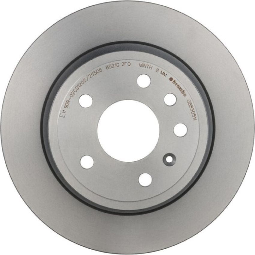 Brembo KT00794 Brembo ceramic brake pad and UV coated solid  brake disc kit