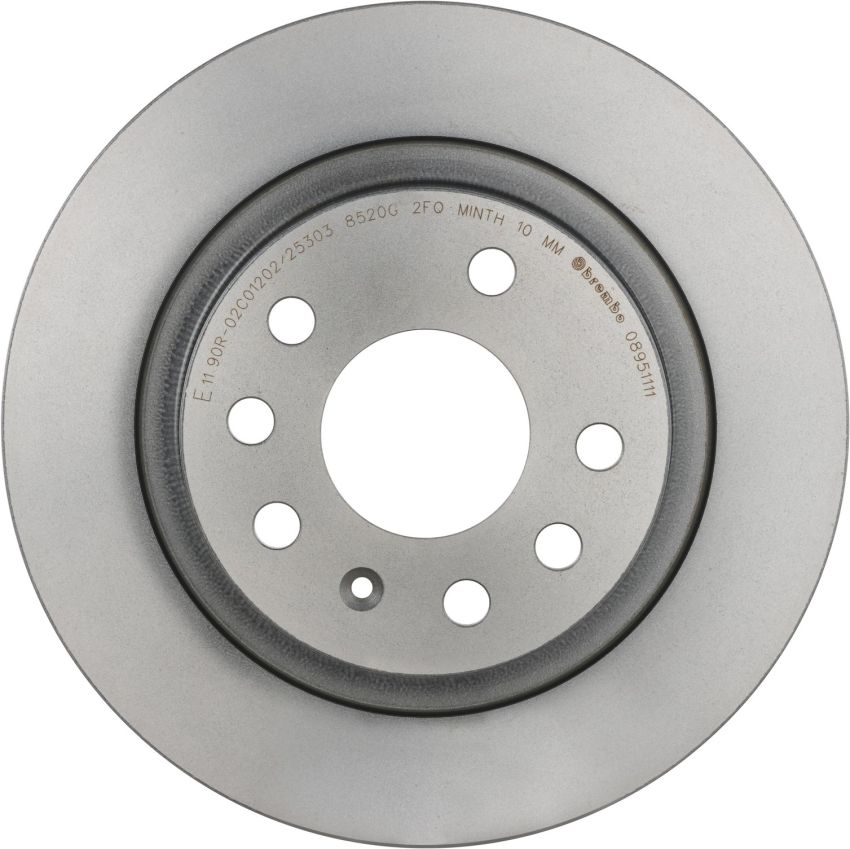 Brembo KT00799 Brembo ceramic brake pad and UV coated solid  brake disc kit