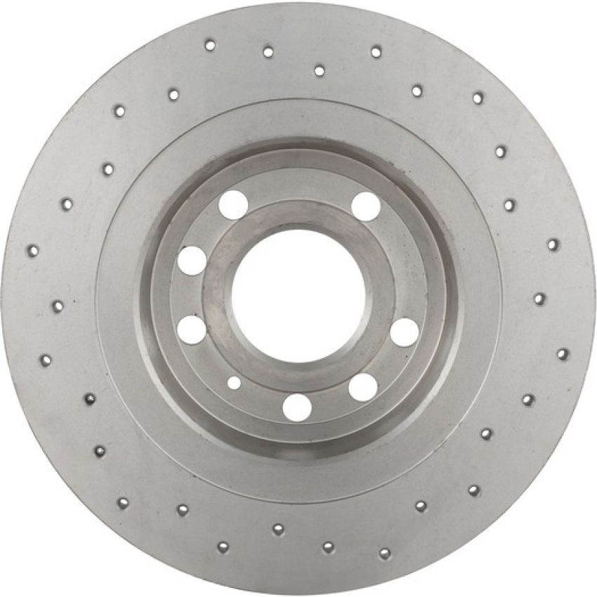 Brembo 08.9511.1X Premium UV Coated Rear Xtra Cross Drilled Brake Rotor