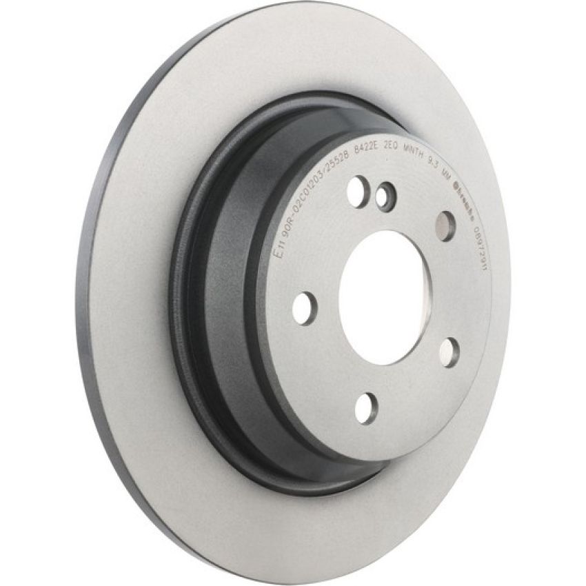 Brembo KT00B34 Brembo ceramic brake pad and UV coated solid  brake disc kit