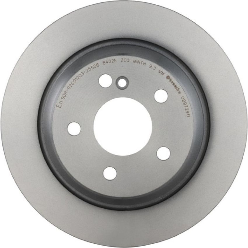 Brembo KT00B34 Brembo ceramic brake pad and UV coated solid  brake disc kit
