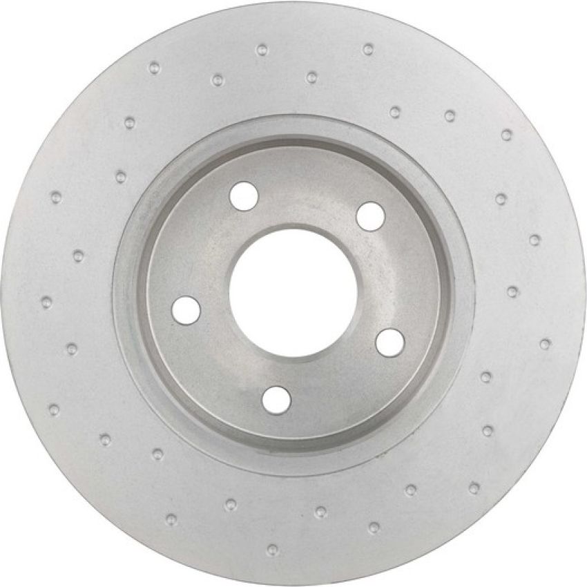 Brembo KTX0094 Brembo ceramic brake pad and Xtra solid drilled brake disc kit