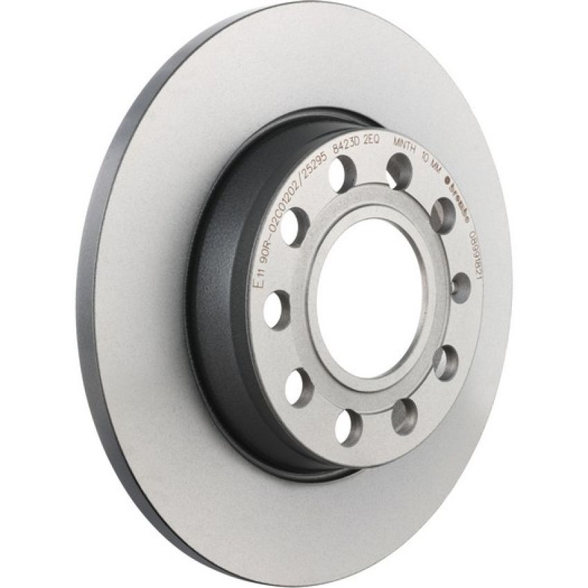 Brembo KT00565 Brembo ceramic brake pad and UV coated solid  brake disc kit
